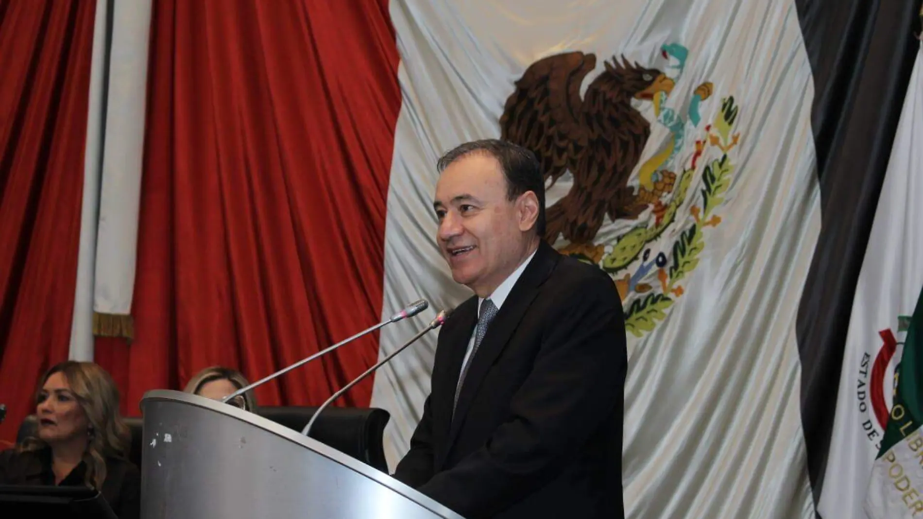 Alfonso Durazo en el Congreso del Estado